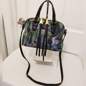 EC Aimee Kestenberg Orchid Print Satchel/Crossbody, Stylish, Chic